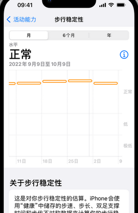 雁江iPhone手机维修如何在iPhone开启'步行稳定性通知'