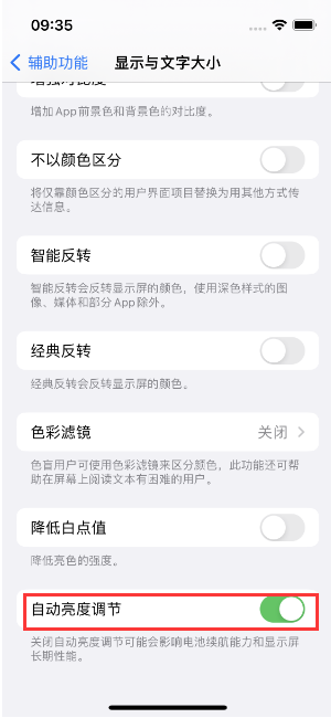 雁江苹果15维修店分享iPhone 15 Pro系列屏幕亮度 